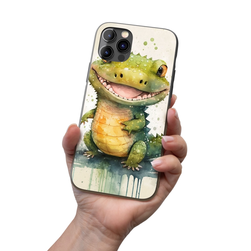 Kryt na mobil Akvarelový krokodýl