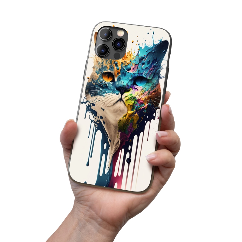 Kryt na mobil Graffiti kočka