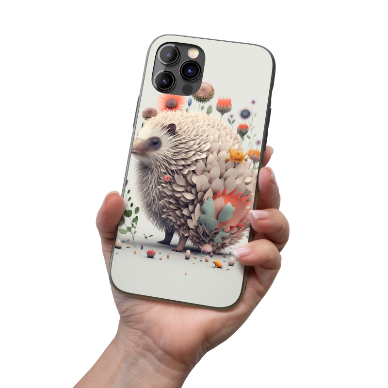 Kryt na mobil Květinový ježek