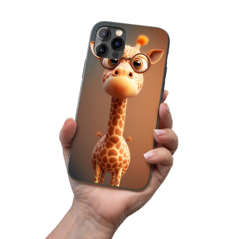 Kryt na mobil Animovaná žirafa