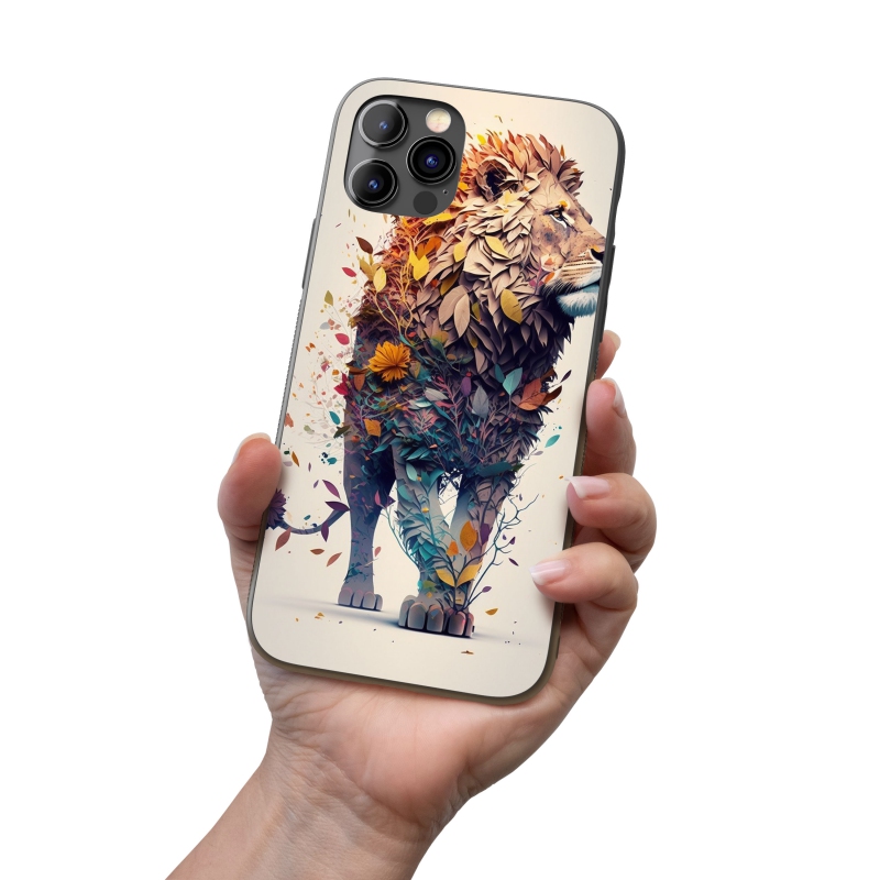 Kryt na mobil Květinový lev