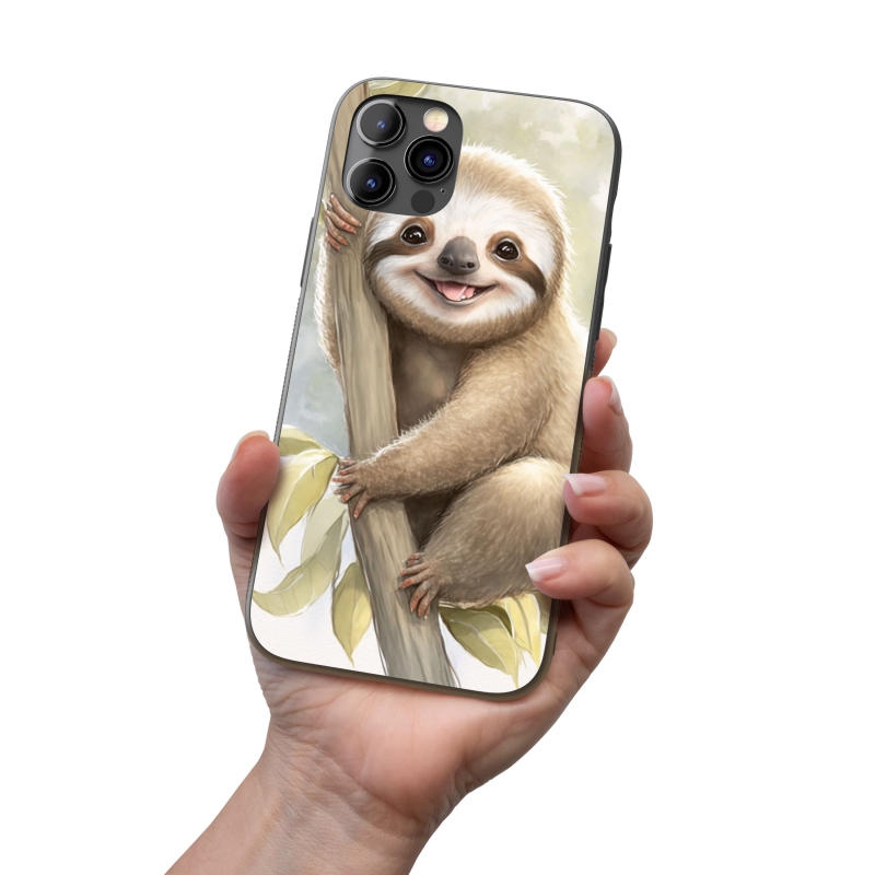 Kryt na mobil Akvarelový lenochod