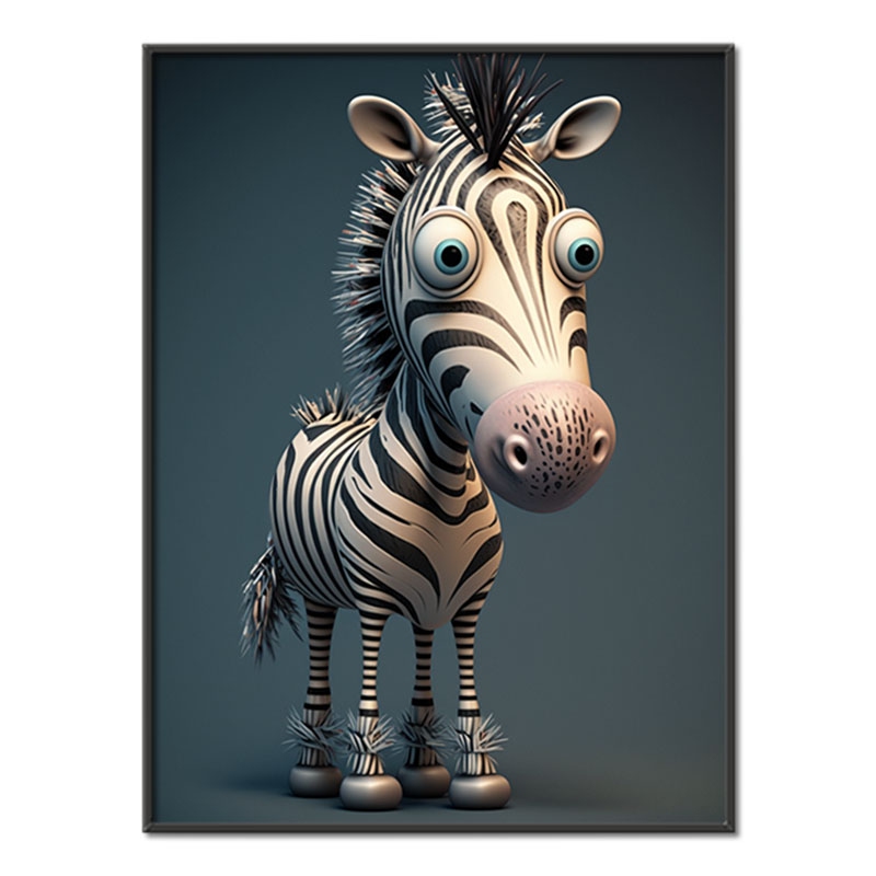 Animovaná zebra