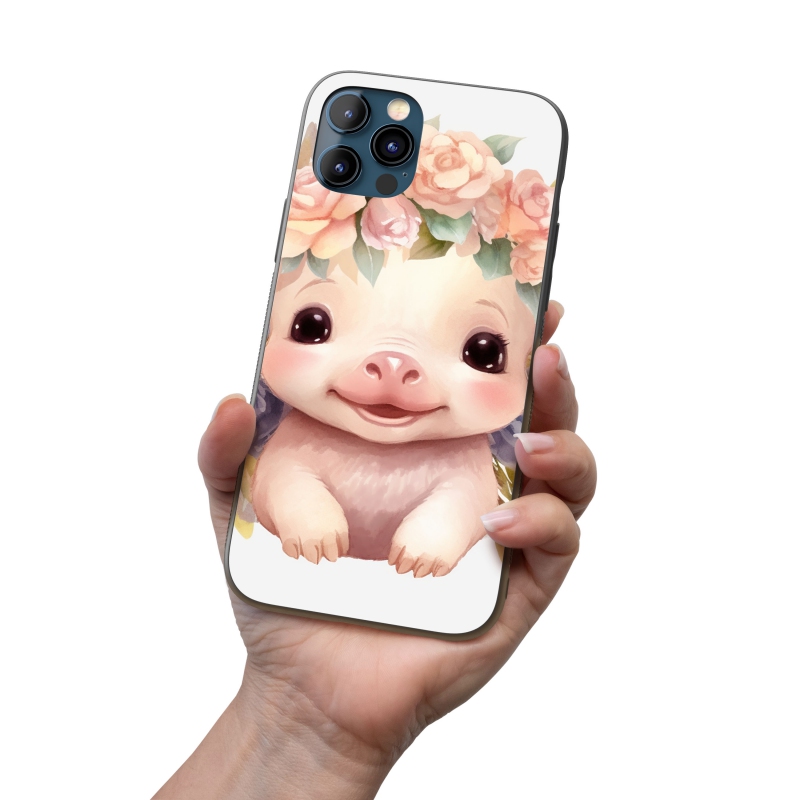 Kryt na mobil Mládě prasete v květinách