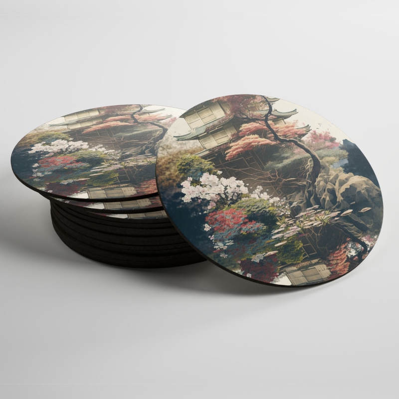 Podtácky Japonské dioráma