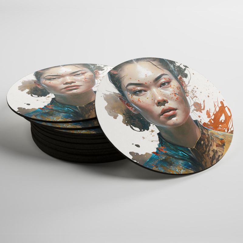 Podtácky Japonská dívka