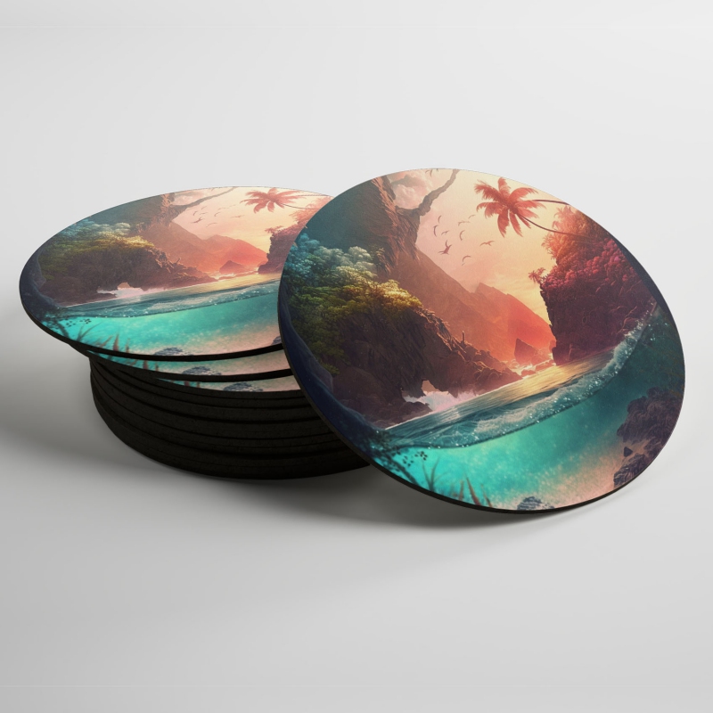 Podtácky Tropický ráj 3