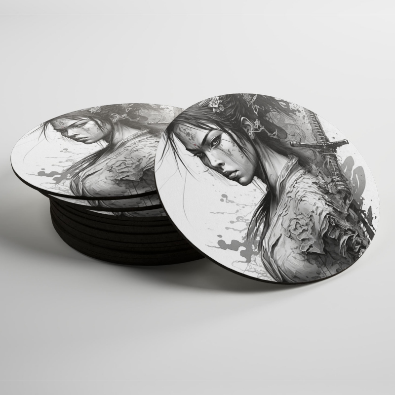 Podtácky Japonská bojovnice 4