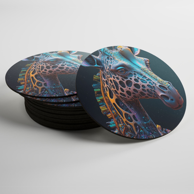 Podtácky Psychadelická žirafa 4