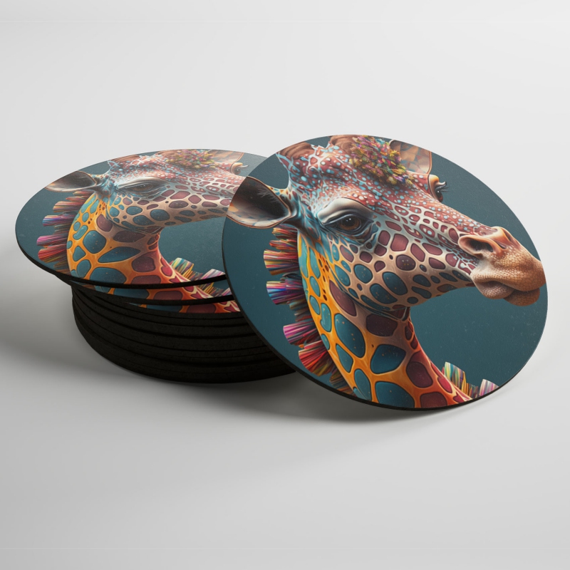 Podtácky Psychadelická žirafa