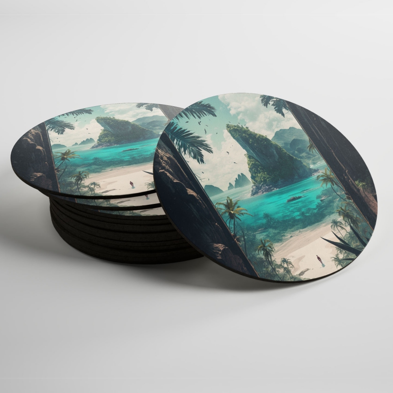 Podtácky Tropický ráj 4