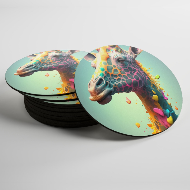 Podtácky Psychadelická žirafa 3