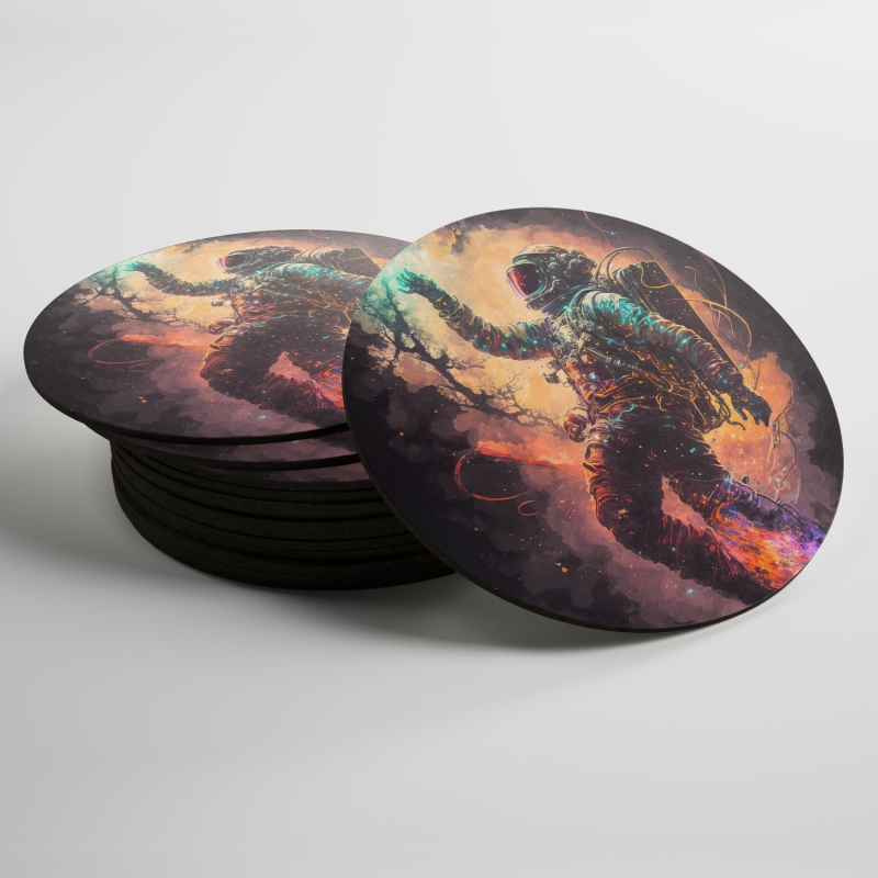 Podtácky Steampunk astronaut 2