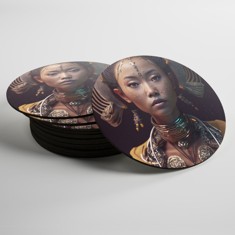 Podtácky Vesmírná návštěvnice