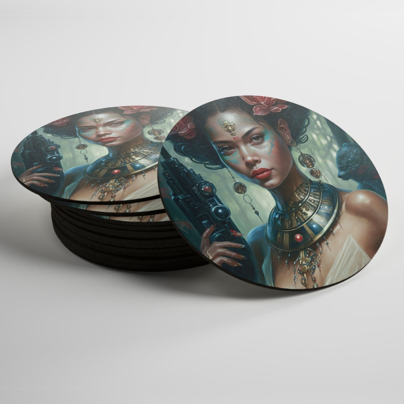 Podtácky Fantasy vesmírná cestovatelka