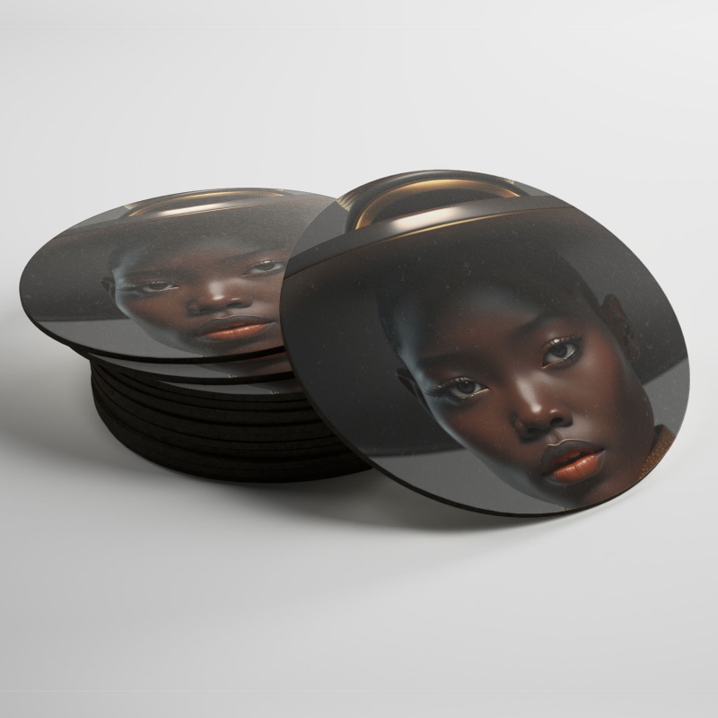 Podtácky Modelka v klobouku 4