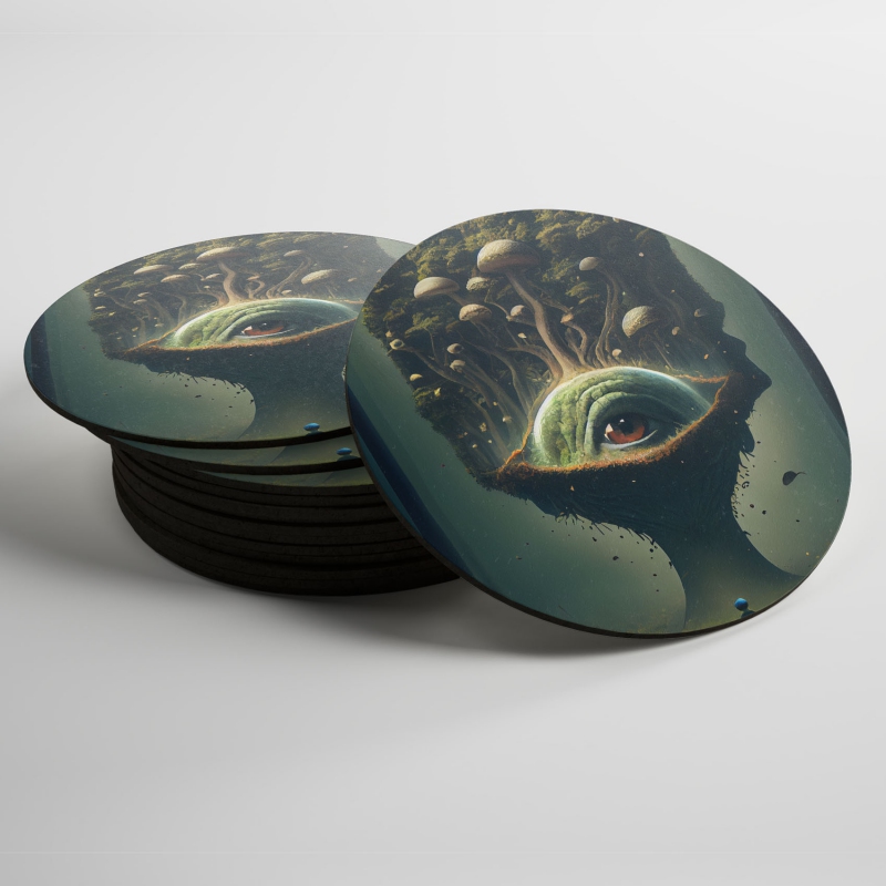 Podtácky Tvář  lesa 1