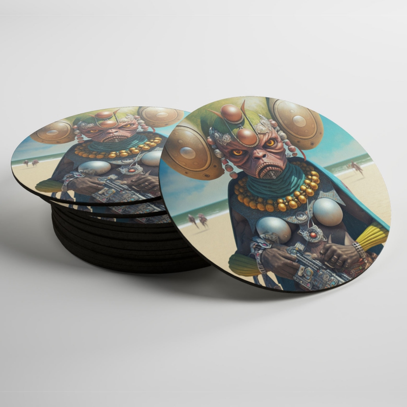 Podtácky Fantasy vesmírný bojovník