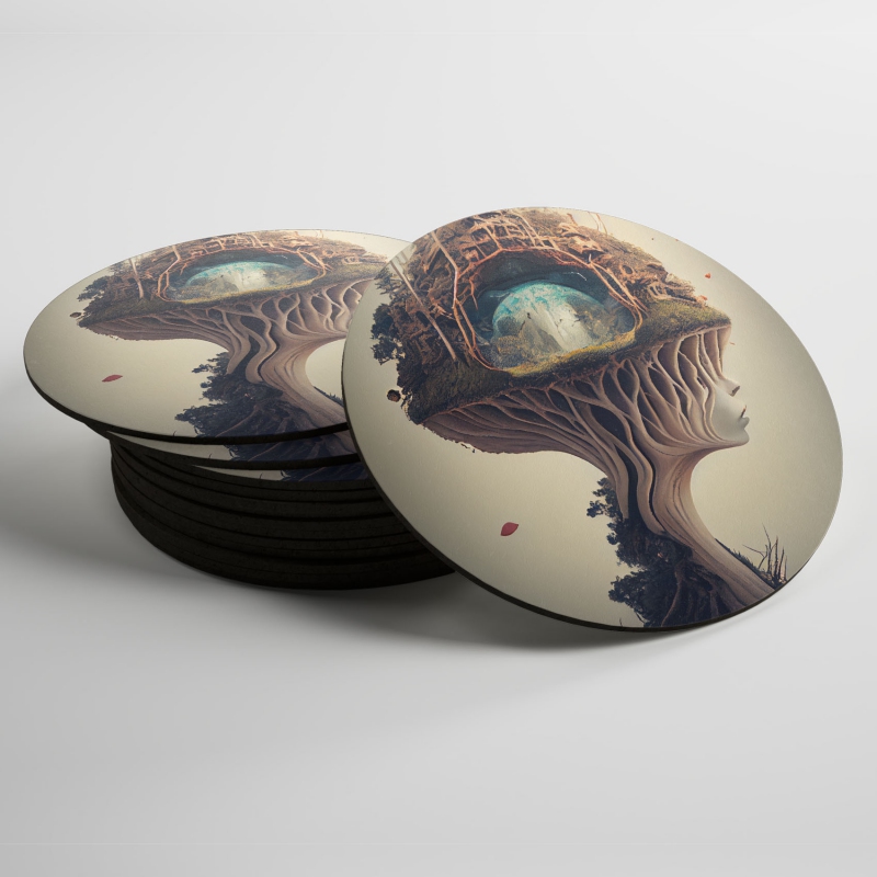 Podtácky Tvář  lesa 2