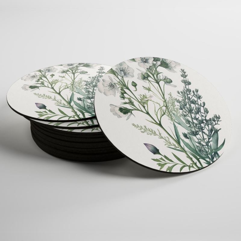 Podtácky Květinový herbář 2