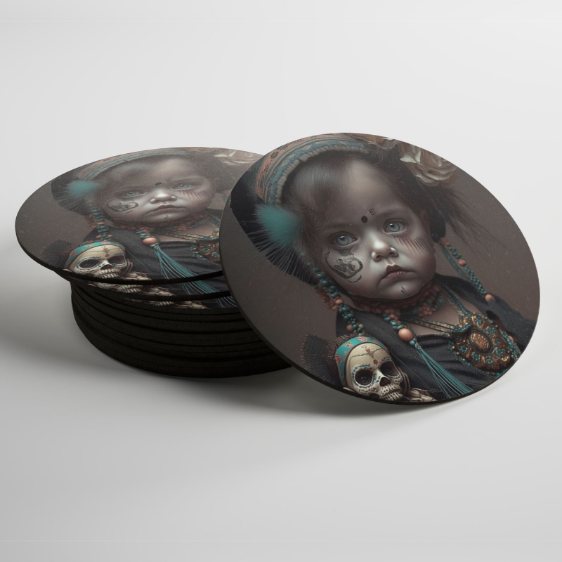 Podtácky Hororové děvčátko 1