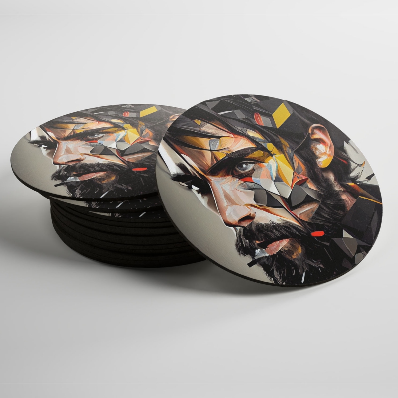 Podtácky Olejomalba - Geometrická tvář