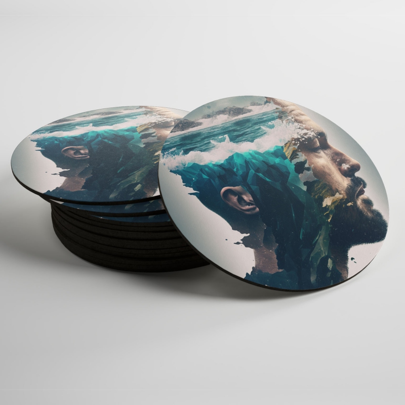 Podtácky Myšlenkami u oceánu