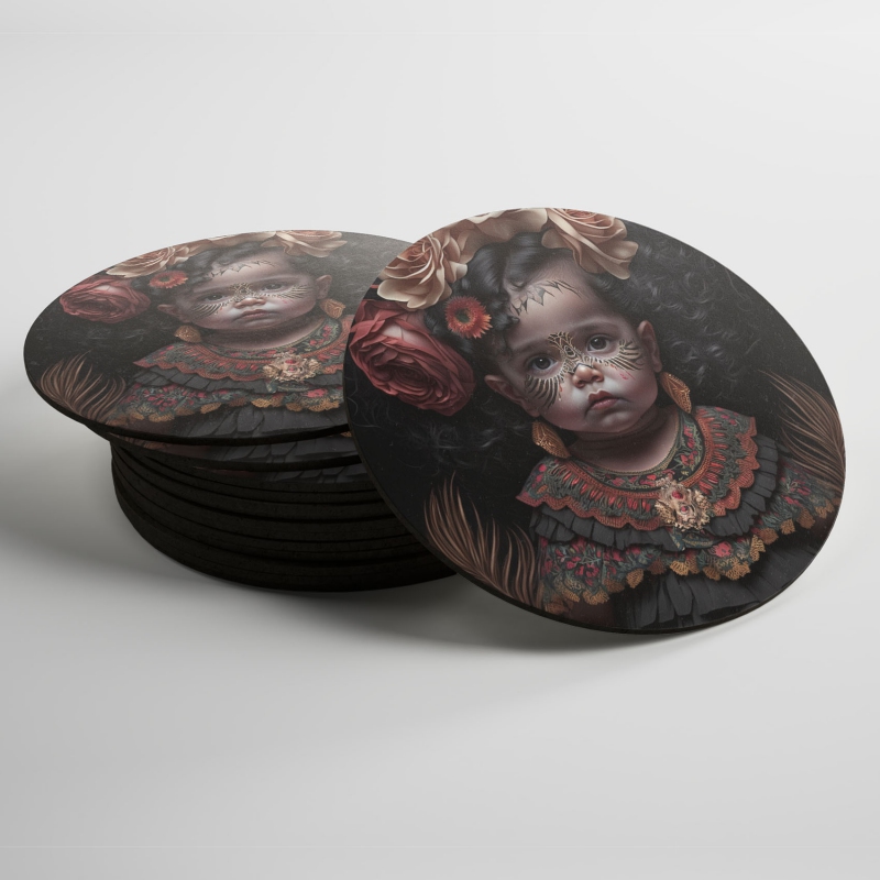 Podtácky Strašidelné děvčátko 1