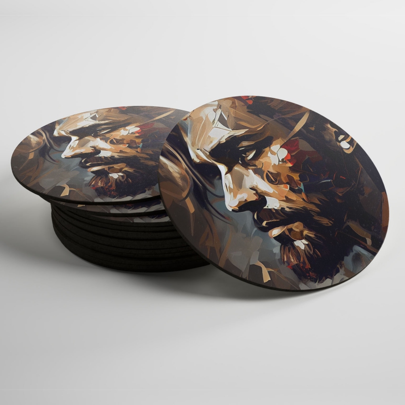 Podtácky Olejomalba - Muž