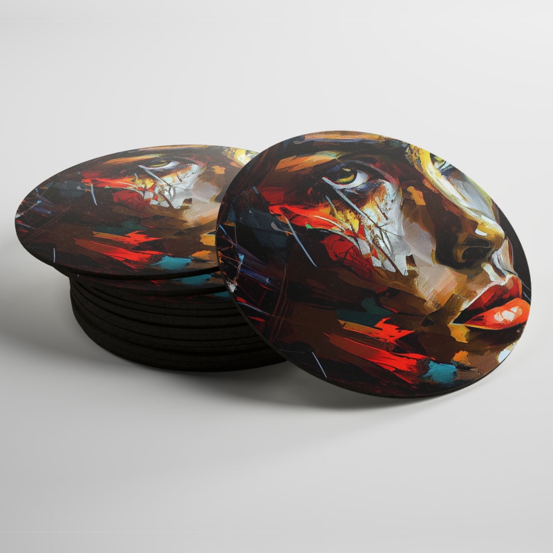 Podtácky Olejomalba - Žena