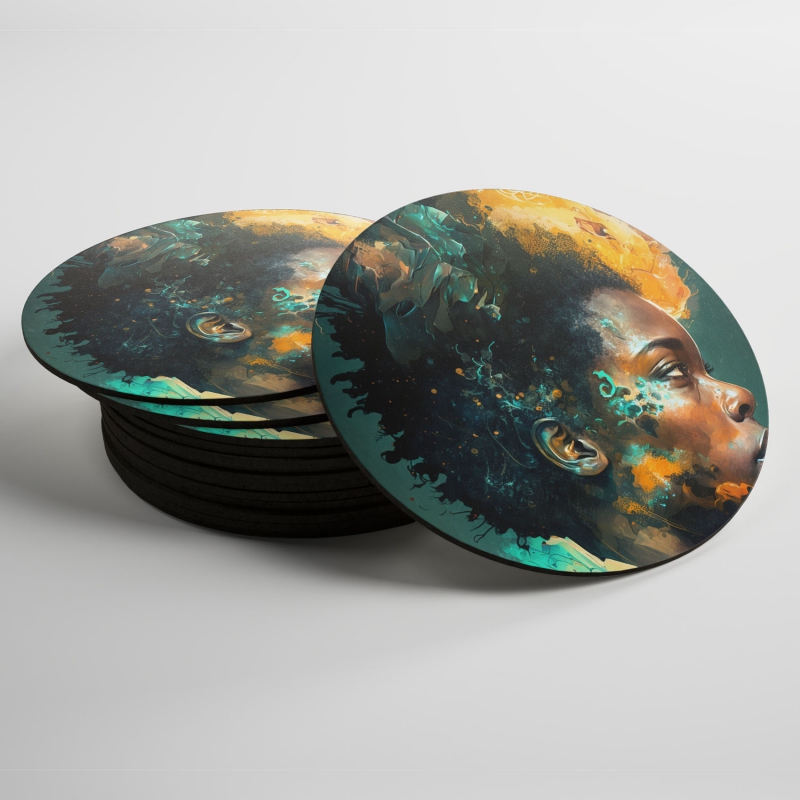 Podtácky Moderní umění - Smyslná žena