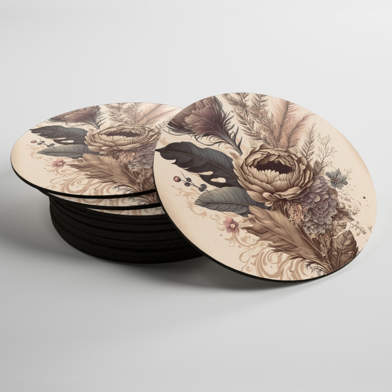 Podtácky Květinová koláž 4