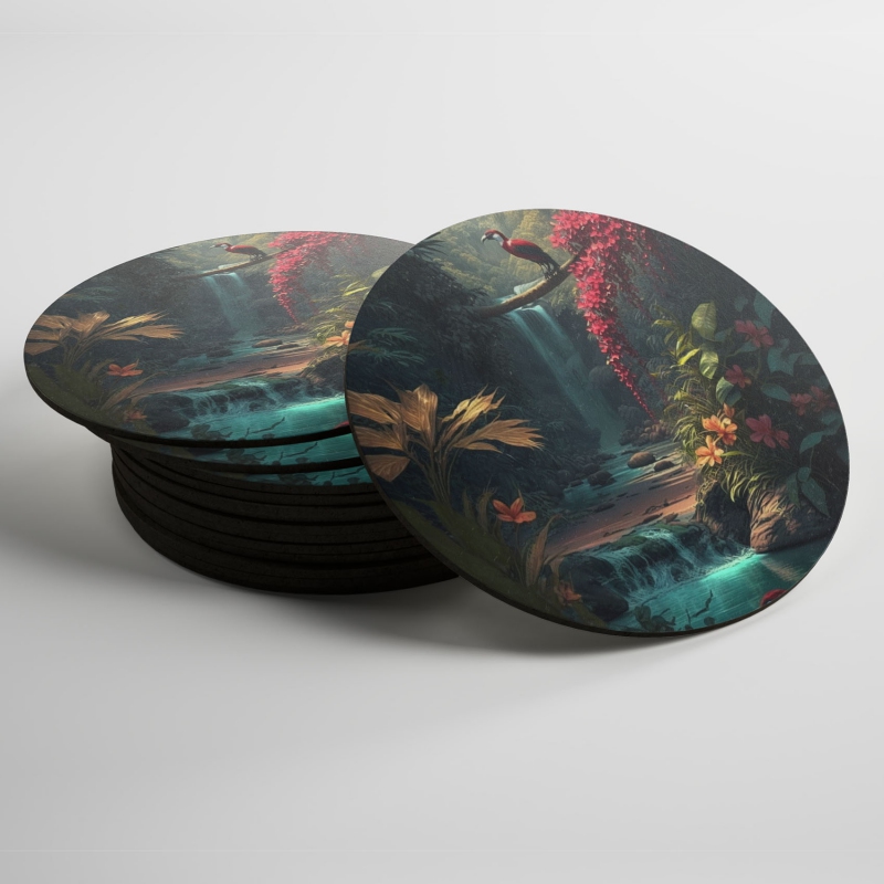 Podtácky Vodopád v pralese