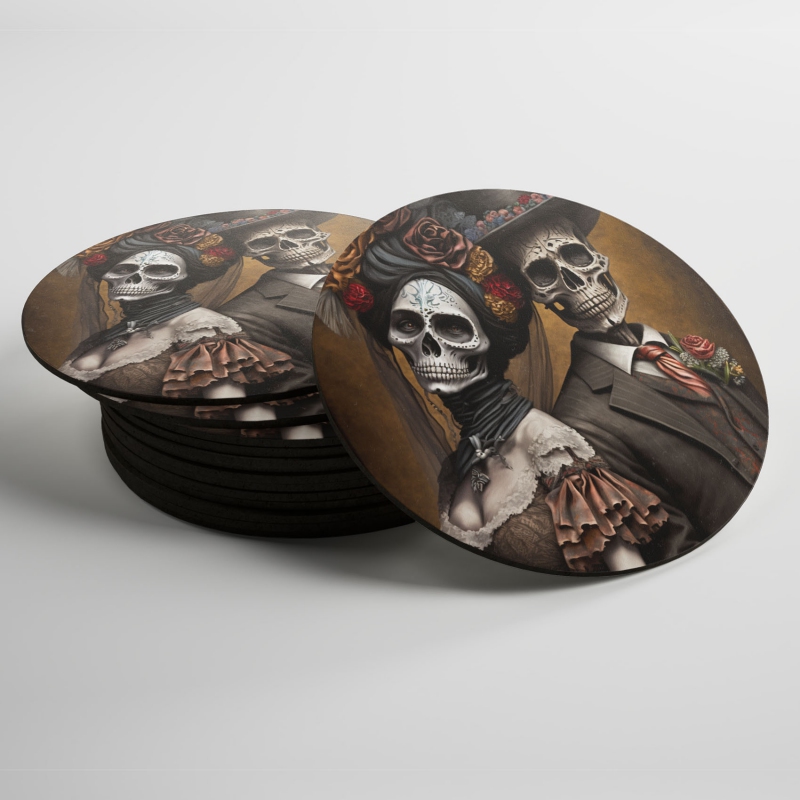 Podtácky Živá - mrtvý