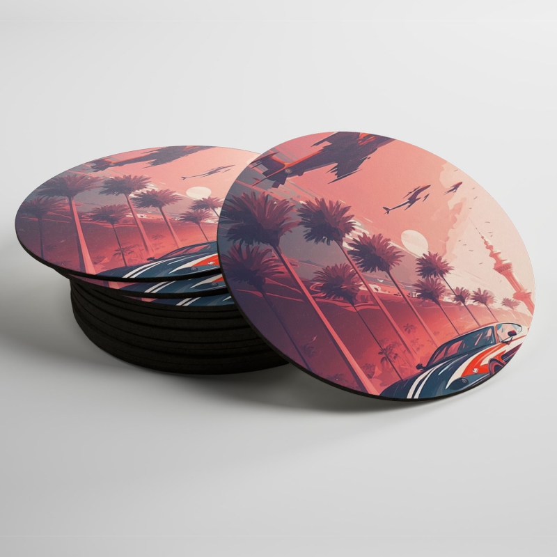 Podtácky Moderní auto