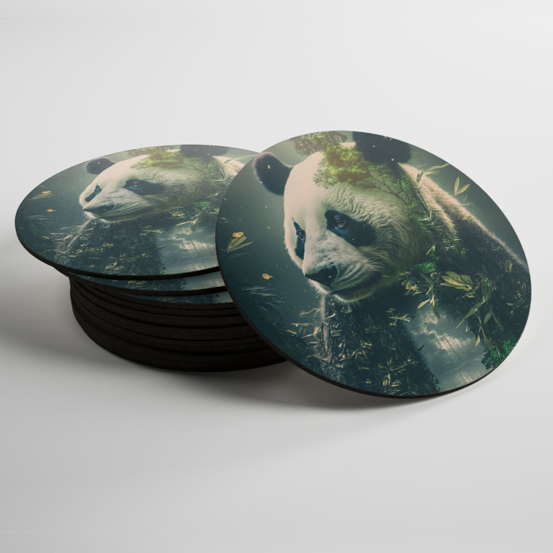 Podtácky Panda v přírodě
