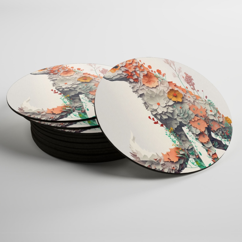 Podtácky Květinová liška