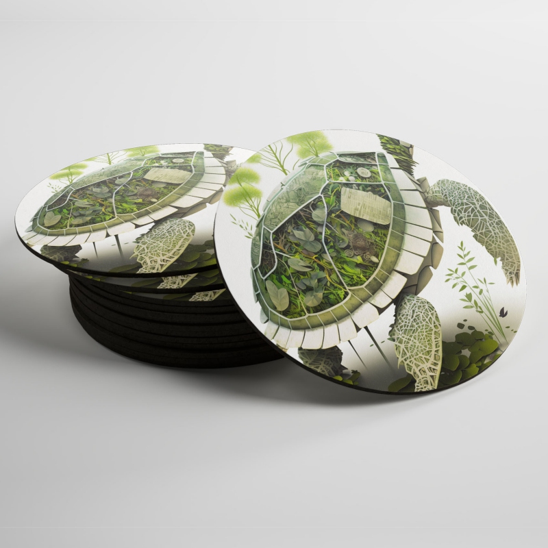 Podtácky Přírodní želva