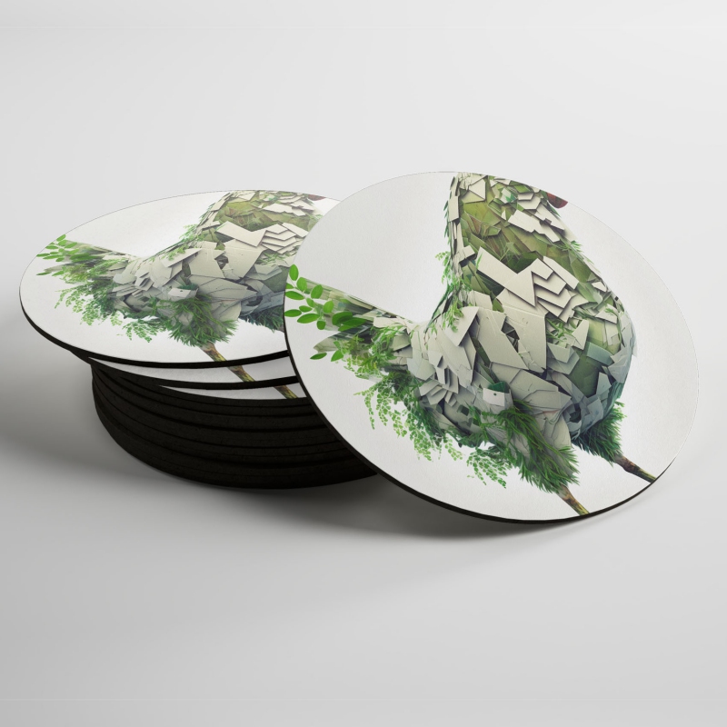 Podtácky Přírodní slepice