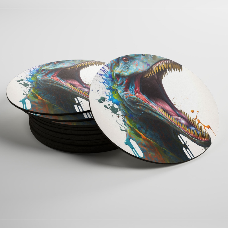 Podtácky Graffiti dinosaur