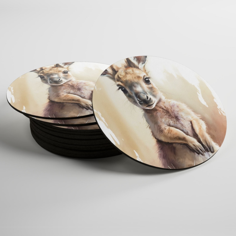 Podtácky Akvarelový klokan