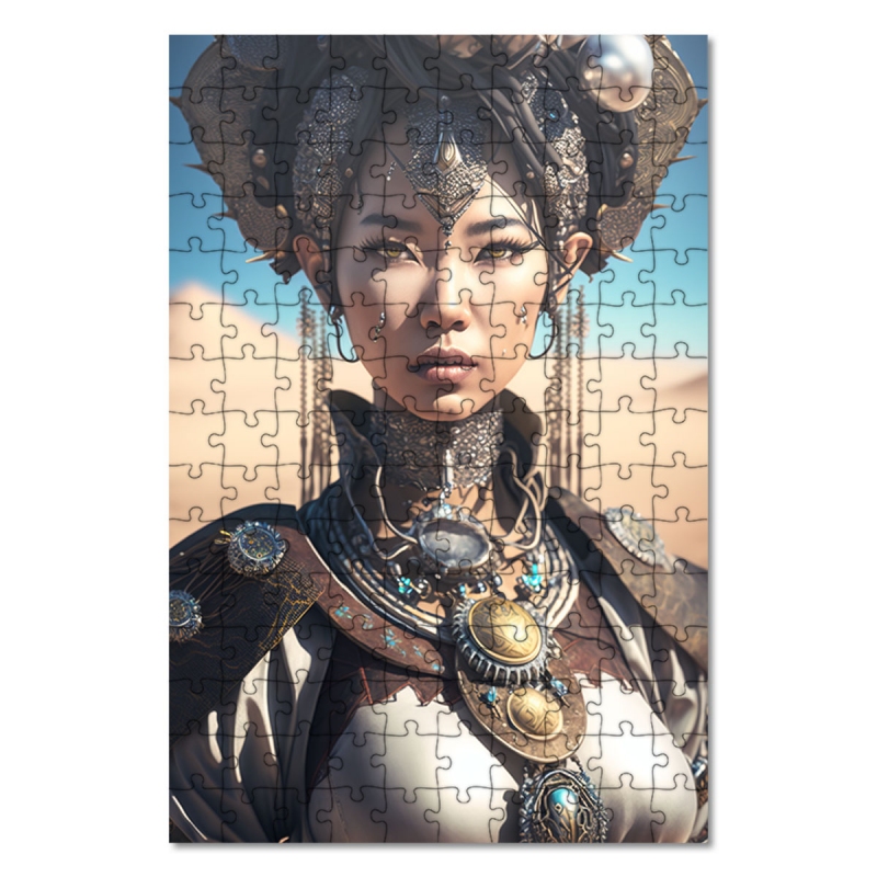 Dřevěné puzzle Vesmírná návštěvnice 2