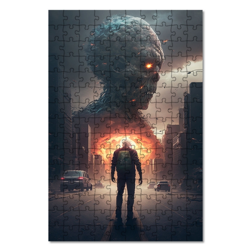 Dřevěné puzzle Konec světa 2