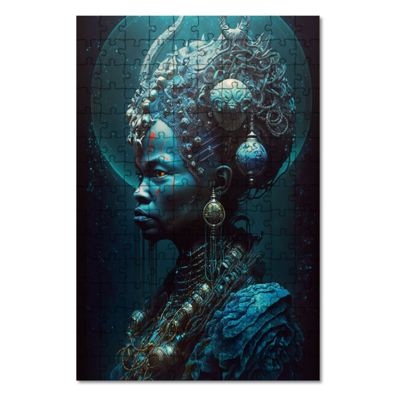 Dřevěné puzzle Mimozemská kněžka 5