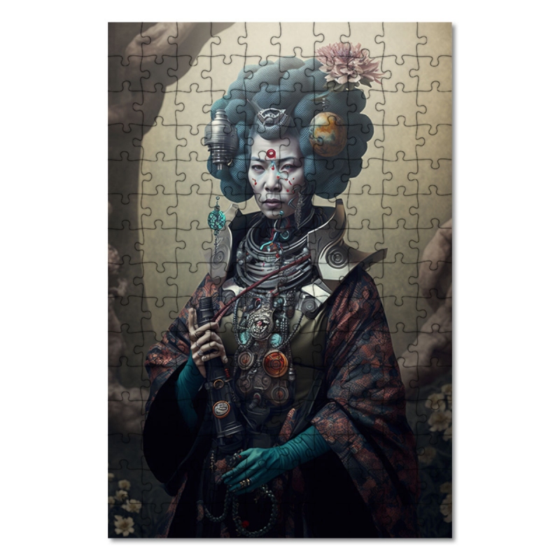 Dřevěné puzzle Mimozemská kněžka 8