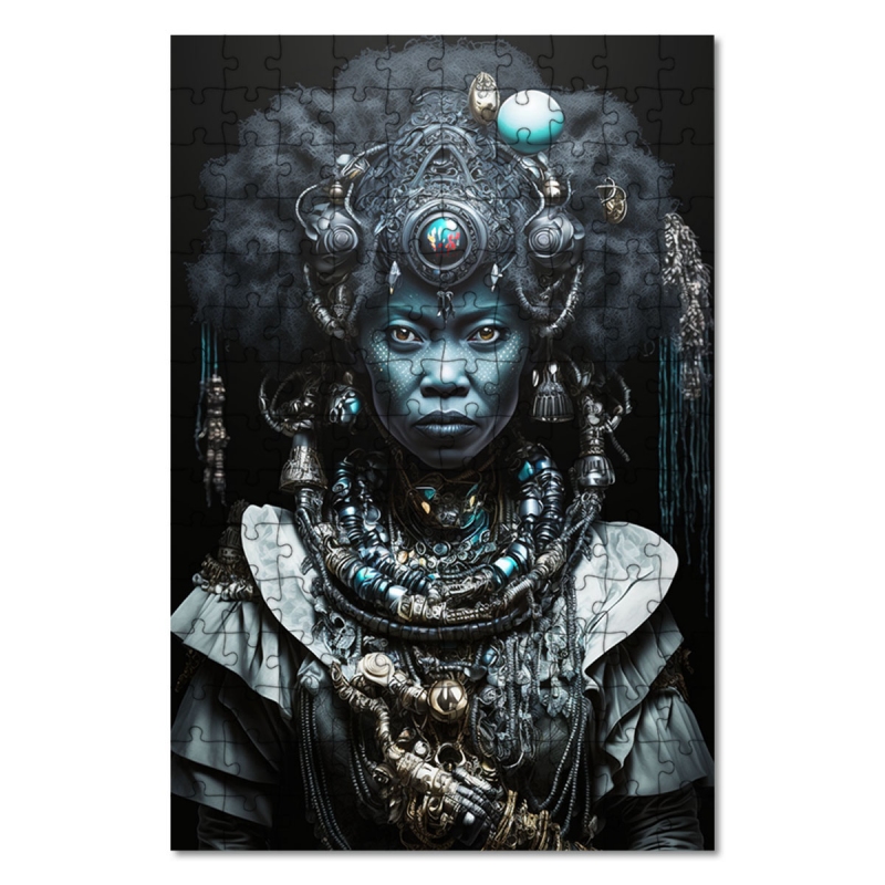 Dřevěné puzzle Mimozemská kněžka 4