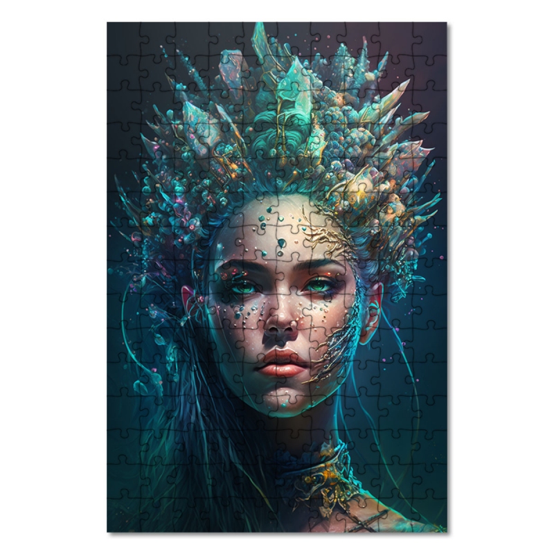 Dřevěné puzzle Královna Atlantidy