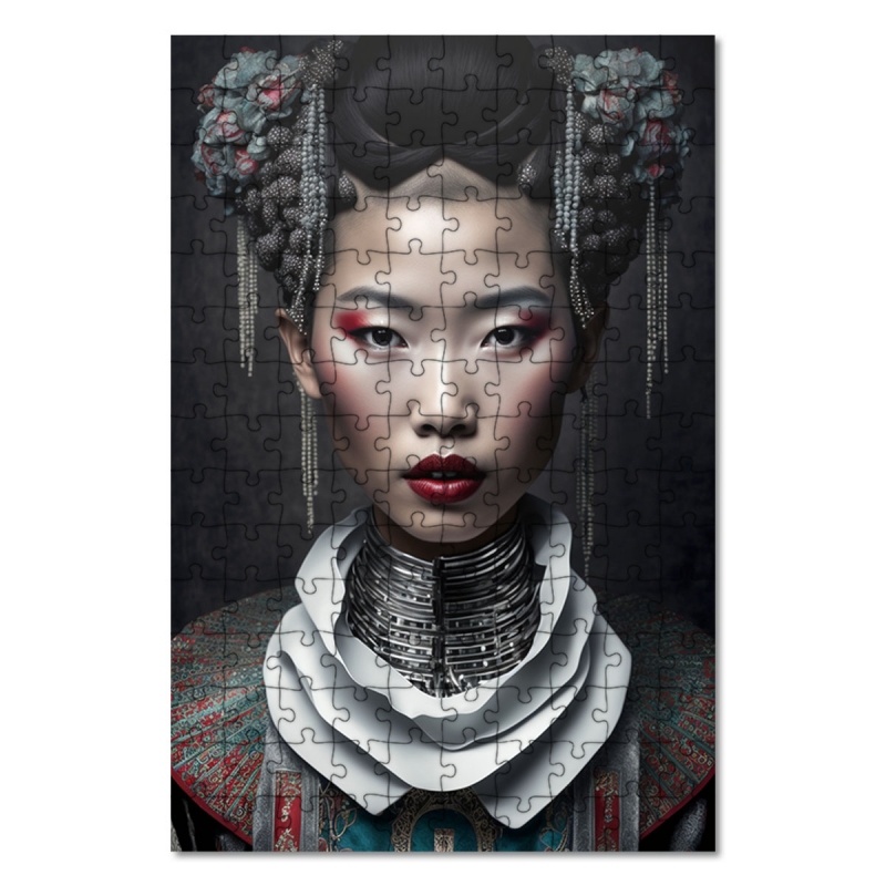 Dřevěné puzzle Asijská Móda 3