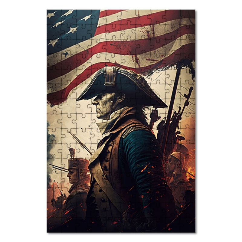 Dřevěné puzzle Patriot