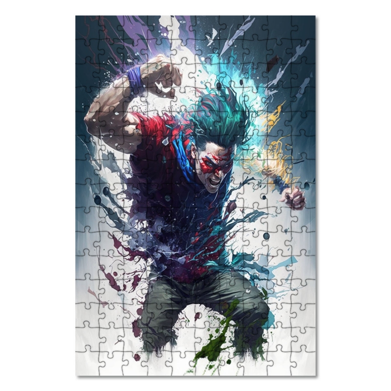 Dřevěné puzzle Moderní umění - punker